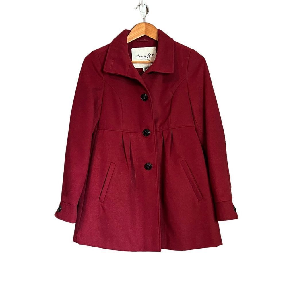 American Rag red button up‎ coat. Size small